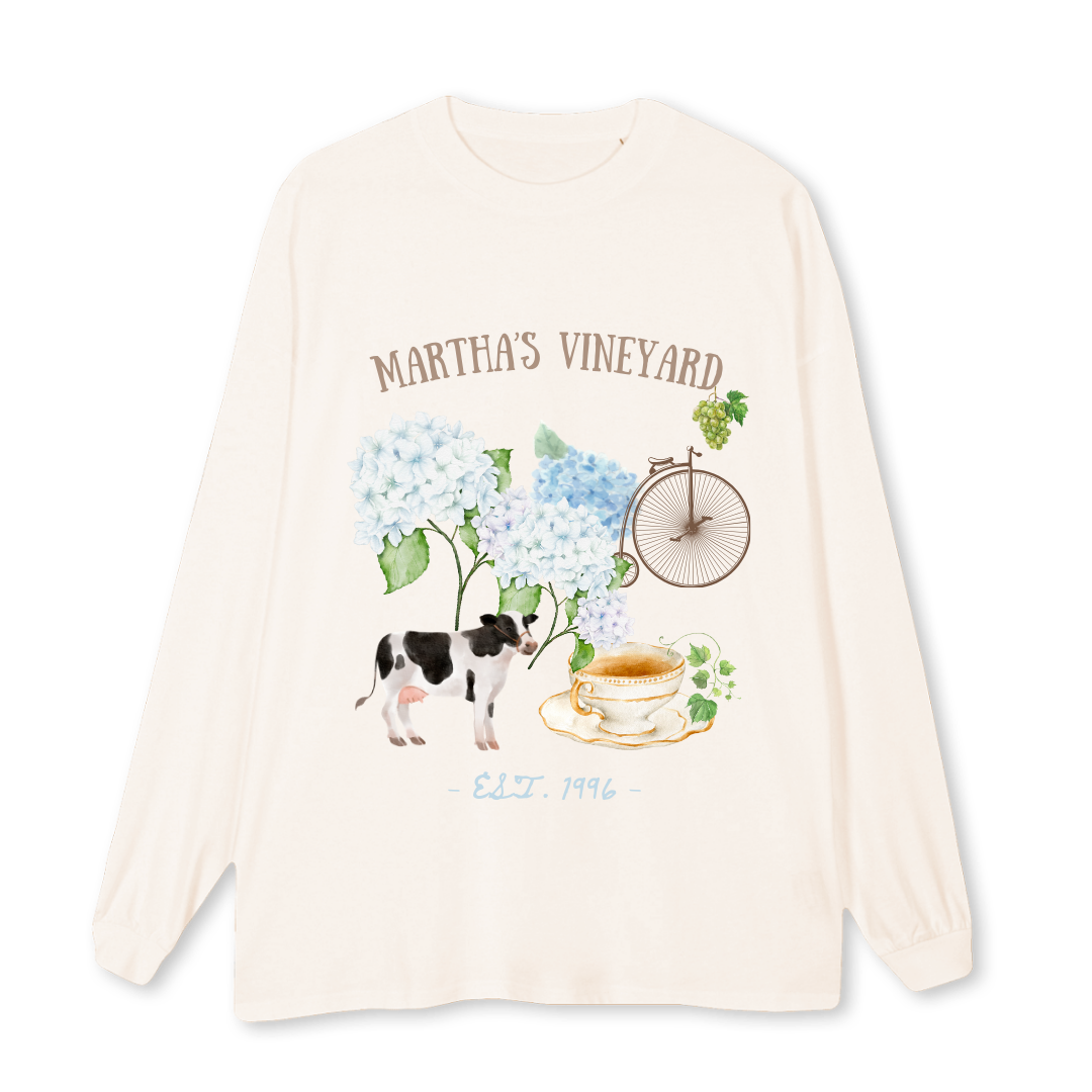 Martha's Vineyard | Oversized Long Sleeve