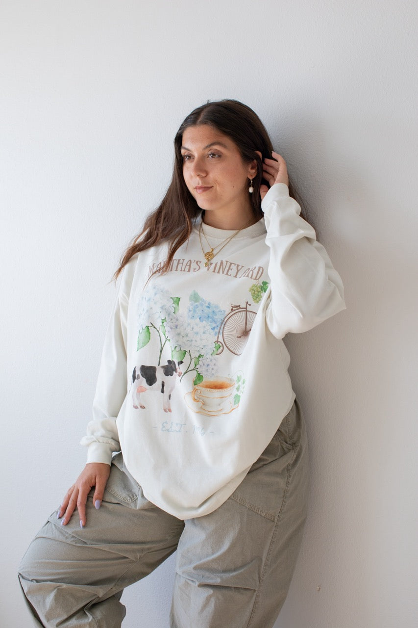 Martha's Vineyard | Oversized Long Sleeve