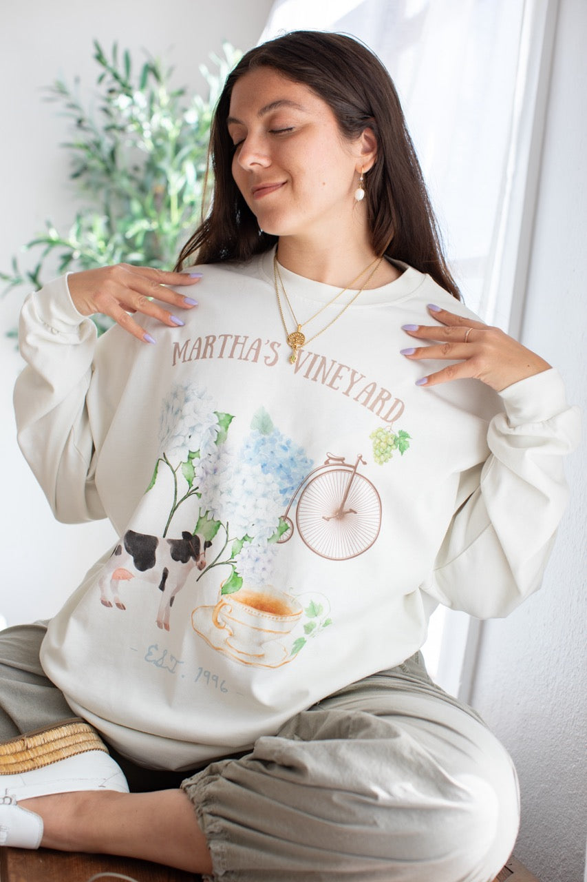 Martha's Vineyard | Oversized Long Sleeve