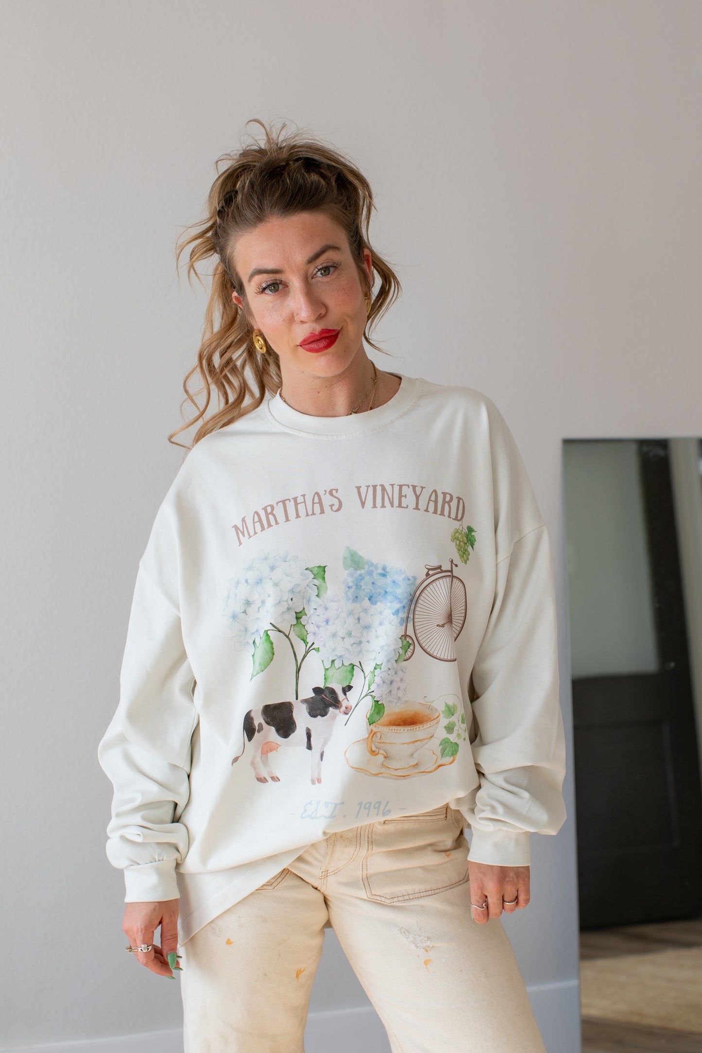 Martha's Vineyard | Oversized Long Sleeve