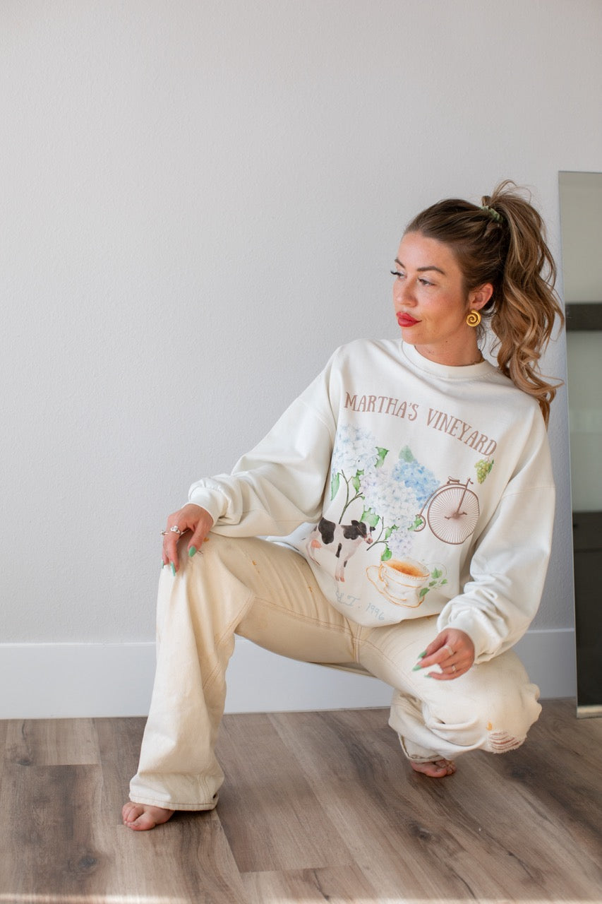 Martha's Vineyard | Oversized Long Sleeve