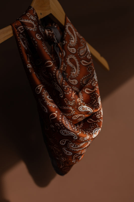 Amber Silk Scarf