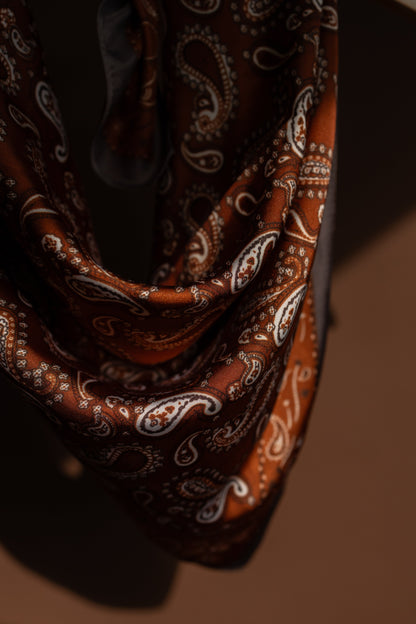Amber Silk Scarf