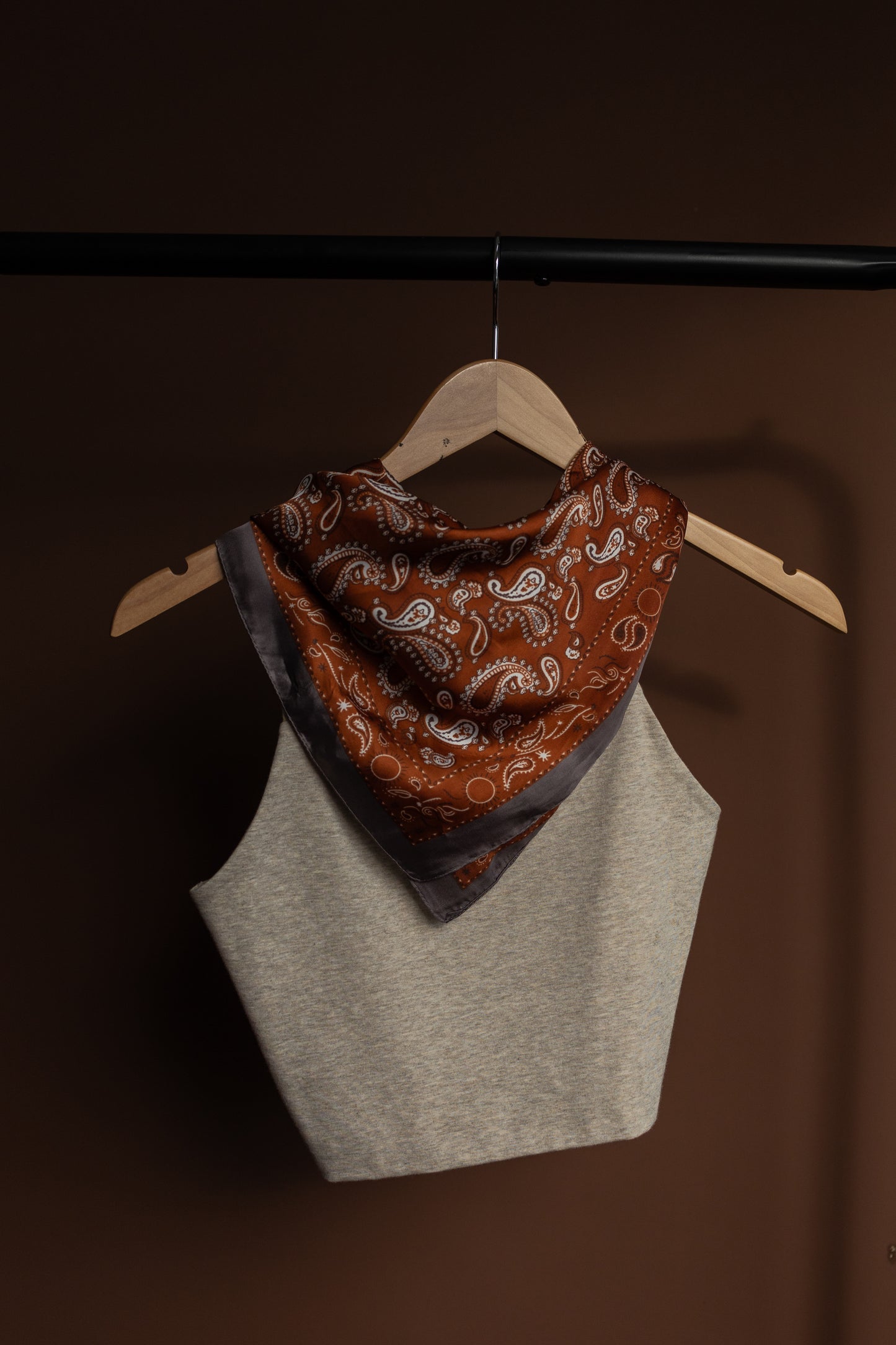 Amber Silk Scarf
