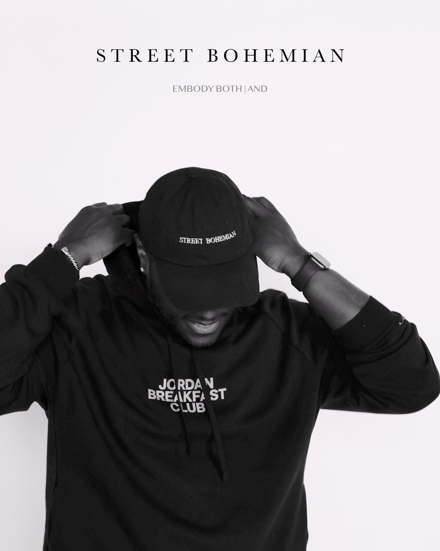 Street Bohemian Organic Dad Hat | Black