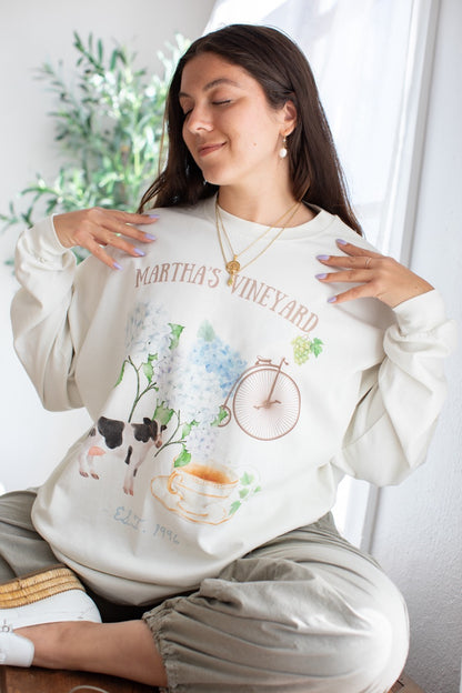 Martha's Vineyard | Oversized Long Sleeve