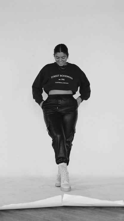 1996 Vintage Crewneck | Organic Black