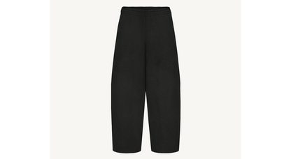 Vintage Black Straight-Leg Baggy Sweats